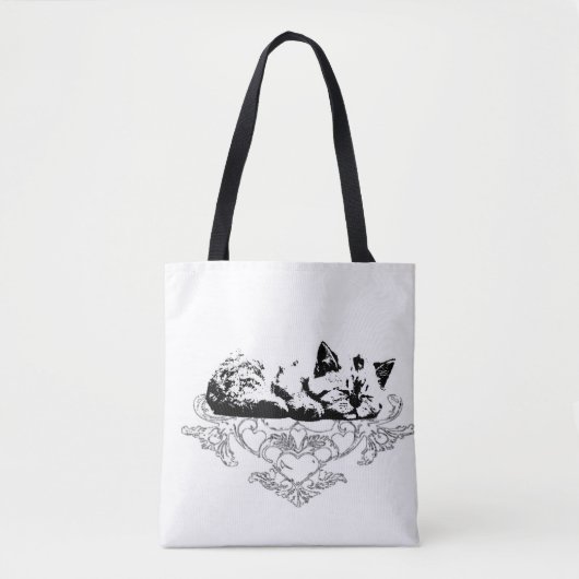 Tote mit Katze Tasche (Vorderseite)