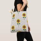 Tote mit Sonnenblumen Tasche (Von Nahem)