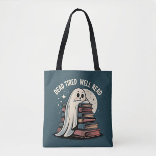 Tote müde, gut gelesen, gemütliche Geisterbücher Tasche