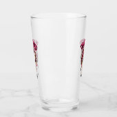 Tote müde Mama Leben Skeleton Messy Bun Bandana Glas (Links)