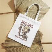 Tote Müde Need Espresso Zombie Halloween Kaffee Tragetasche