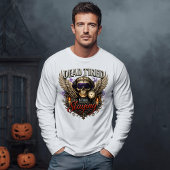 Tote müde noch Slegend Halloween Tri-Blend Shirt