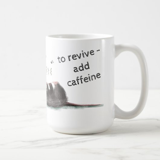 Tote Opossum-Tasse Kaffeetasse (Rechts)