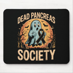 Tote Pankreas Gesellschaft Halloween Ghost Diabete Mousepad
