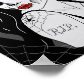 Tote Pin-Up Poster (Ecke)