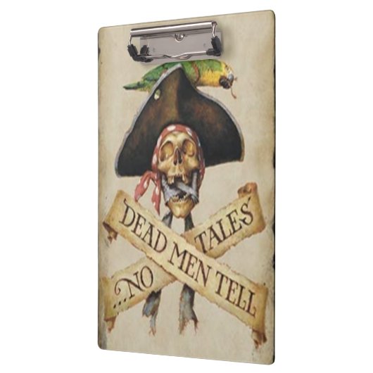 Tote Pirate Klemmbrett (Links)