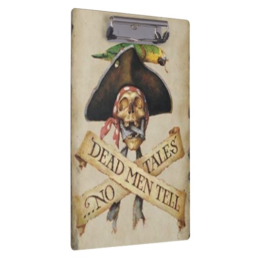 Tote Pirate Klemmbrett (Rechts)