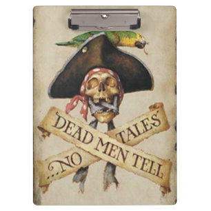 Tote Pirate Klemmbrett