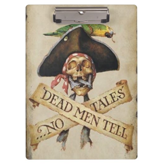 Tote Pirate Klemmbrett (Vorderseite)