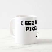 Tote Pixel Sarahs Marshall Kaffeetasse (Vorderseite Links)