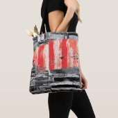 Tote – Red Pulse Abstract Design Tasche (Von Nahem)