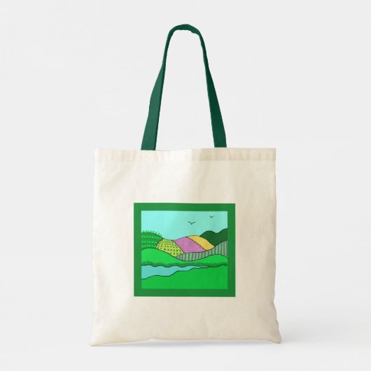 Tote - Rolling Hills Tragetasche (Rückseite)