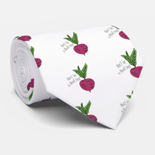 Tote rote Rübe Krawatte (Gerollt)