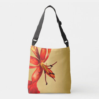 Tote Royal Poinciana Tragetaschen Mit Langen Trägern