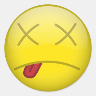 Tote Runder Aufkleber