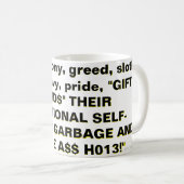 Tote Sins Kaffeetasse (VorderseiteRechts)