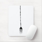 Tote Smooshed Spider, die sich durch ihr Web verhe Mousepad (Mit Mouse)