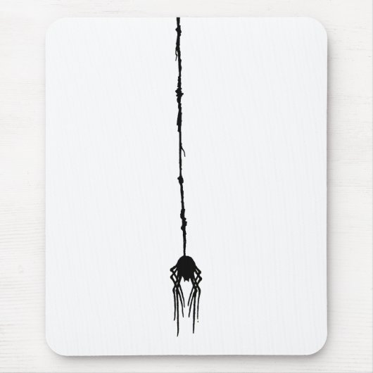 Tote Smooshed Spider, die sich durch ihr Web verhe Mousepad (Vorne)