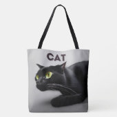 Tote Tackkatze Tasche (Rückseite)