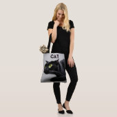 Tote Tackkatze Tasche (Am Model)