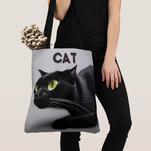 Tote Tackkatze Tasche (Von Nahem)