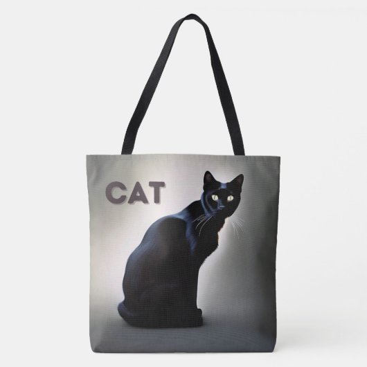 Tote Tackkatze Tasche (Vorderseite)