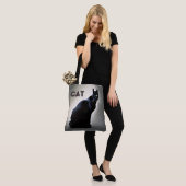 Tote Tackkatze Tasche (Am Model)