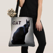 Tote Tackkatze Tasche (Von Nahem)