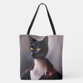 Tote Tackkatze Tasche (Rückseite)