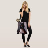 Tote Tackkatze Tasche (Am Model)