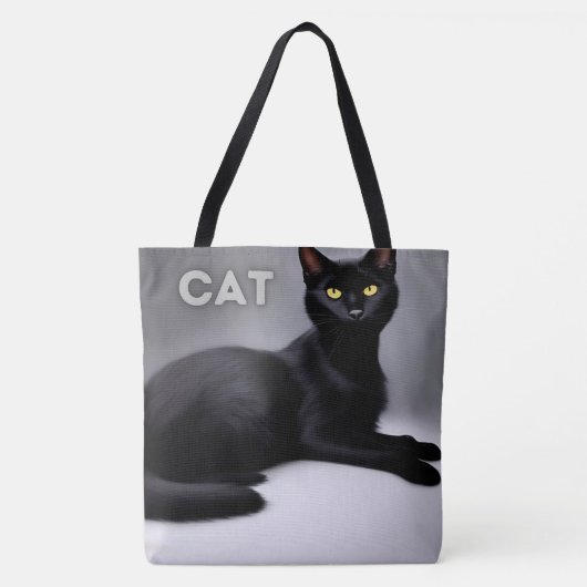 Tote Tackkatze Tasche (Vorderseite)