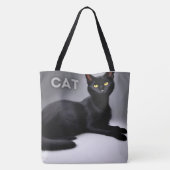 Tote Tackkatze Tasche (Rückseite)