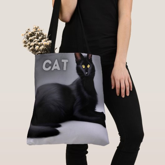 Tote Tackkatze Tasche (Von Nahem)