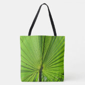 Tote Tag (ao) - Green Palm Frond Tasche (Vorderseite)