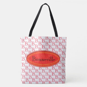 Tote Tag (ao) - Rote Namensschild und Erstbezug Tasche