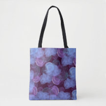 Tote Tag : Blaunebel abstraktes Design