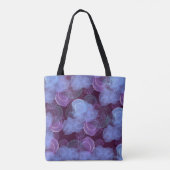 Tote Tag : Blaunebel abstraktes Design Tasche (Rückseite)