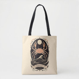 Tote Tag Cancer Celestial Zodiac Art Tasche