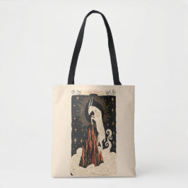 Tote Tag Capricorn Celestial Zodiac Art Tasche