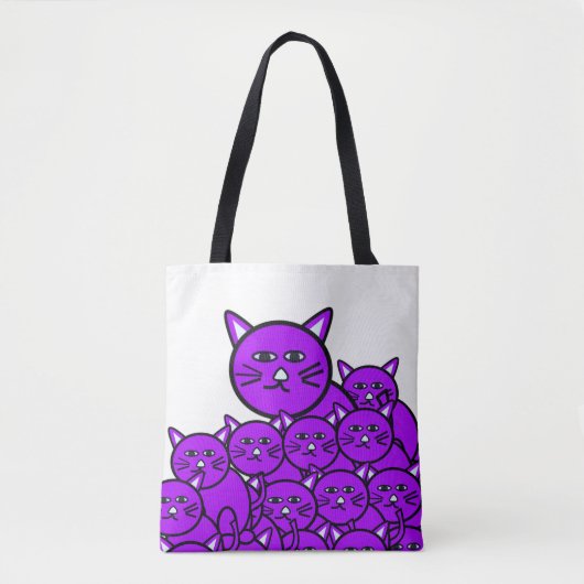 Tote Tag Cat Tasche (Vorderseite)