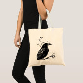 Tote Tag Crow Tragetasche (Vorderseite (Produkt))