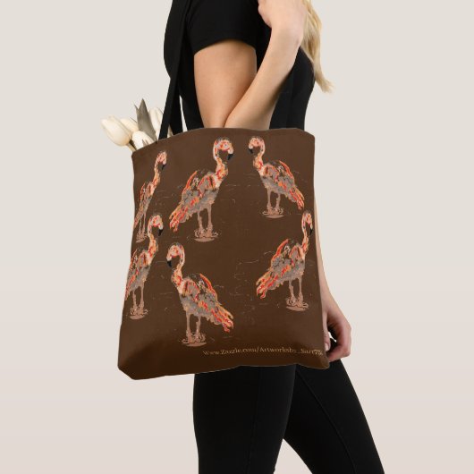 Tote Tag : Flamingo's Tasche (Von Nahem)