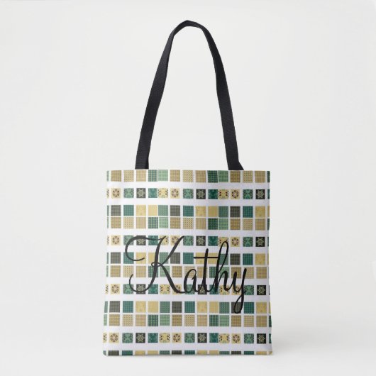 Tote Tag Green Tasche (Vorderseite)