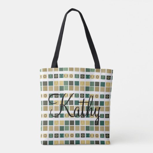 Tote Tag Green Tasche (Rückseite)