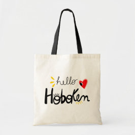 Tote Tag Hallo Hoboken Fun New Jersey Geschenk Tragetasche