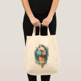Tote Tag Ice Creme Tragetasche