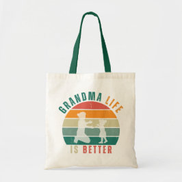 Tote Tag - Oma Life is Better Tasche