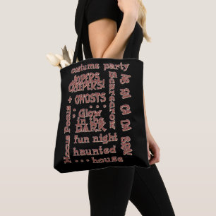 Tote Tag Shopping Bag Halloween Trick Leckerei Bla Tasche