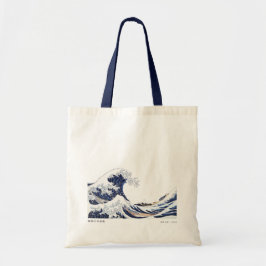 Tote Tag The Great Wave in Kanagaw von Hokusai Tragetasche