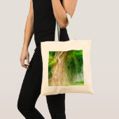 Tote Tag Traum Leuchtender Grüner Baum Tragetasche (Vorderseite (Produkt))